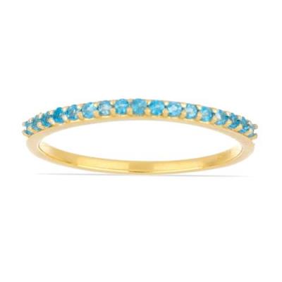 BUY STERLING SILVER NATURAL NEON APATITE GEMSTONE RING